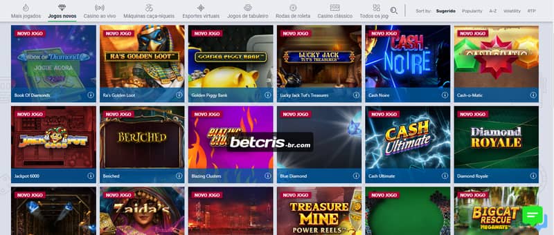 Multicanal jogo ao vivo online
